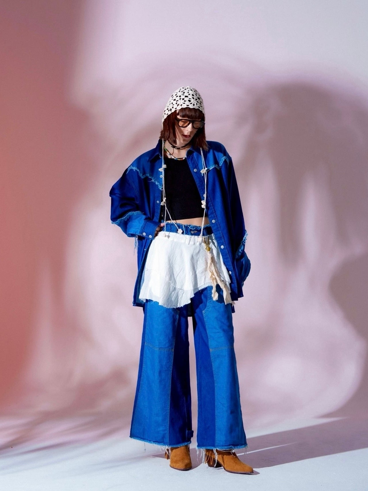 デニムウエスタンジャケット / ブルー