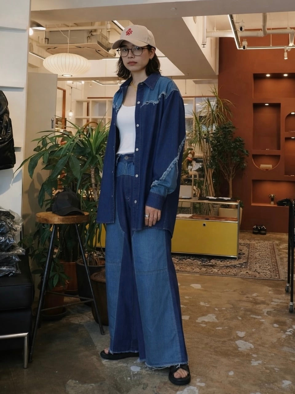 デニムウエスタンジャケット / ブルー