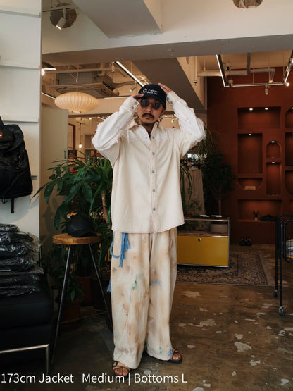 デニムウエスタンジャケット / ホワイトムスク