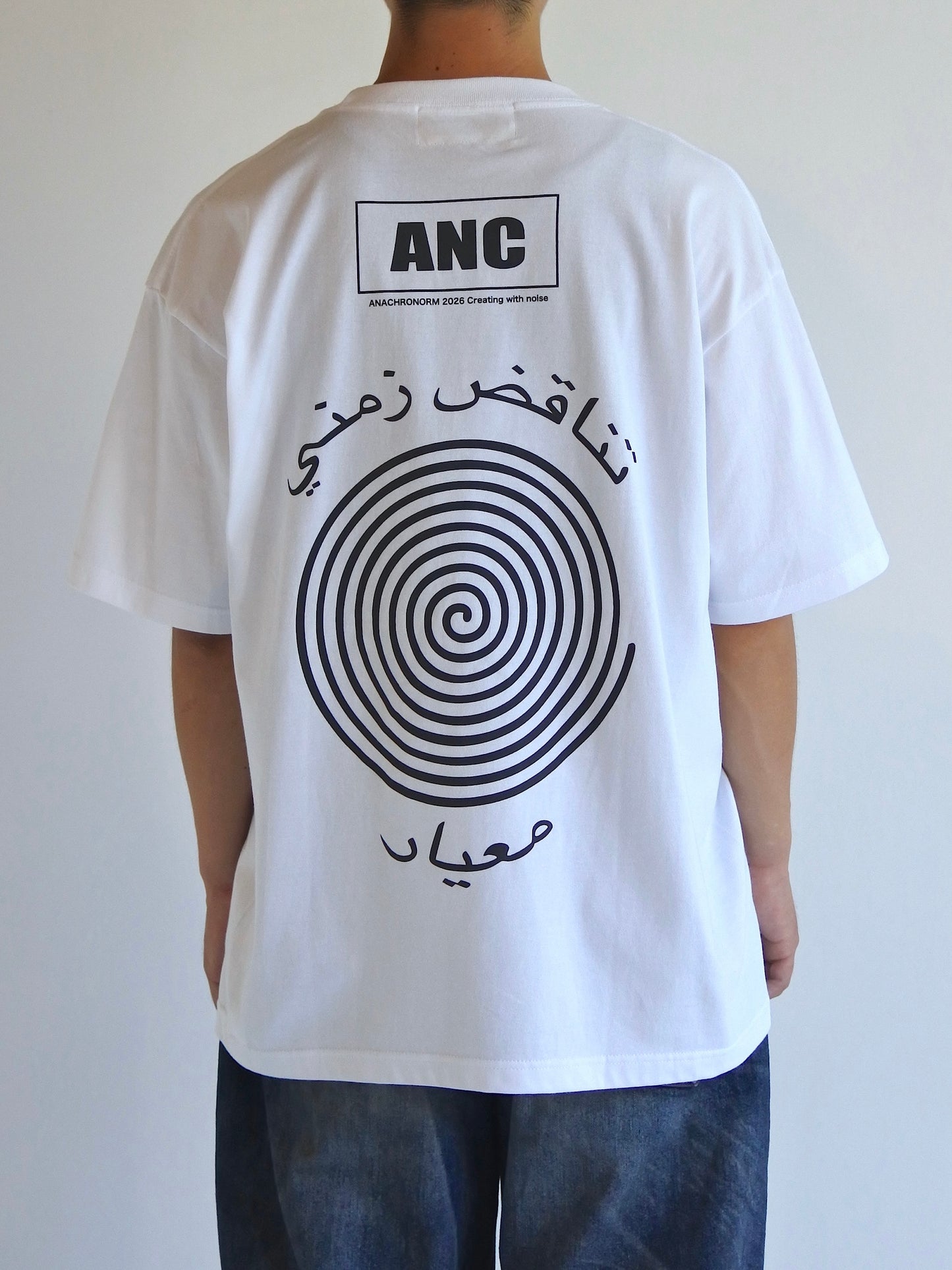 VORTEX PRINTED S/S T-S / White