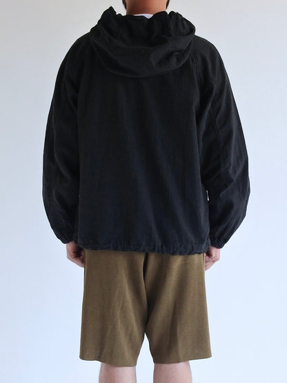 UTILITY ANORAK PULLOVER / Black