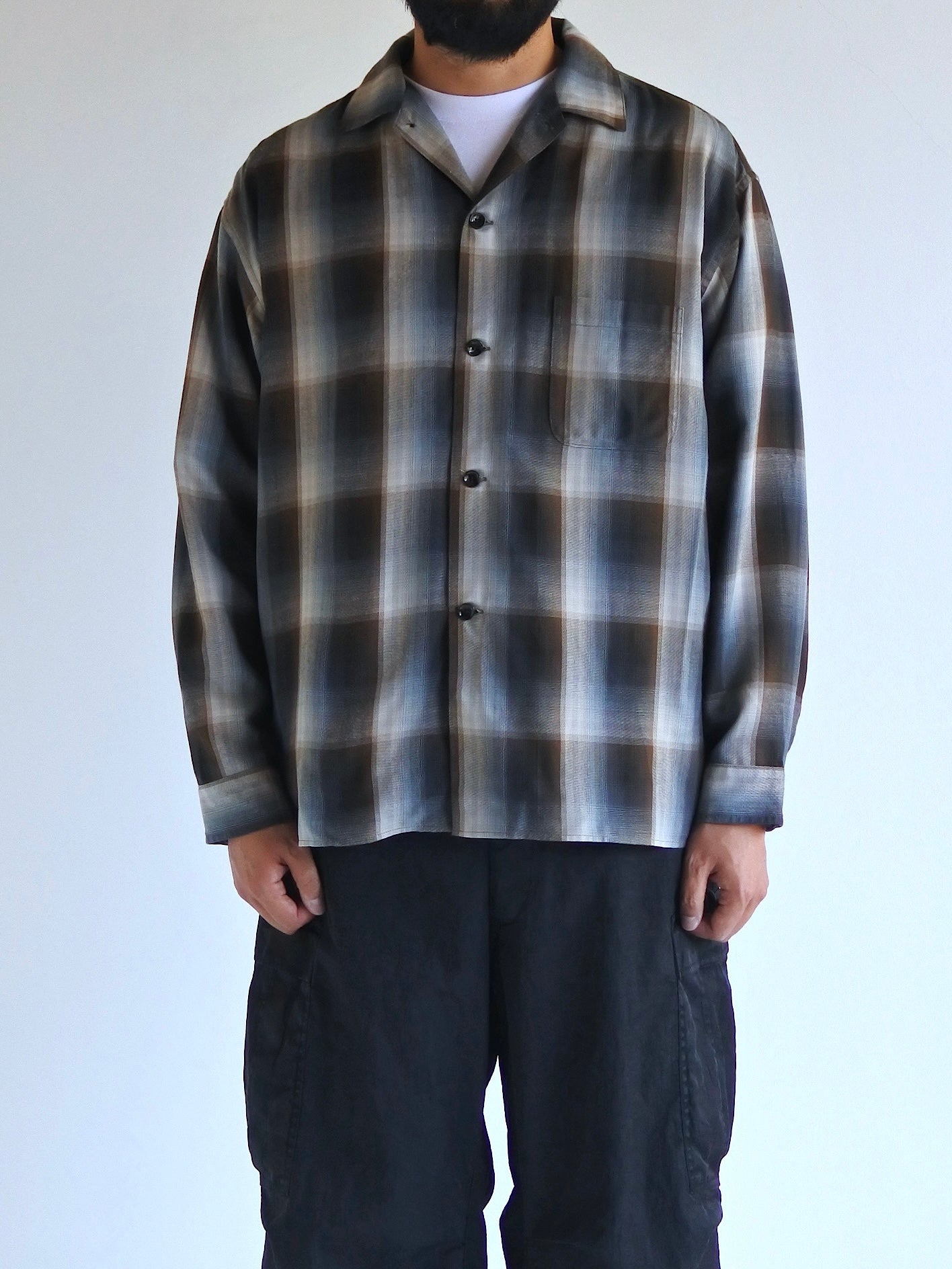 RELUX OPEN COLOR CHECK SHIRTS / Blue check