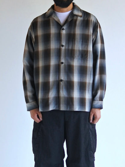 RELUX OPEN COLOR CHECK SHIRTS / Blue check