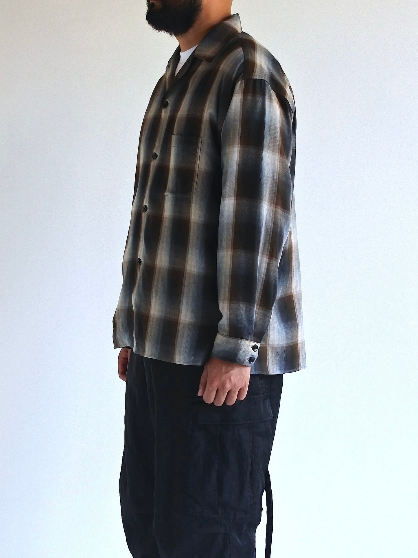 RELUX OPEN COLOR CHECK SHIRTS / Blue check
