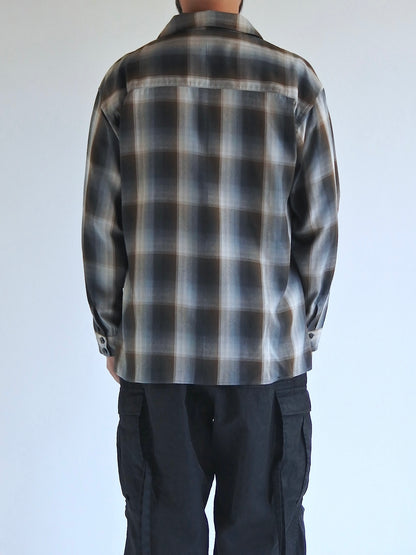 RELUX OPEN COLOR CHECK SHIRTS / Blue check
