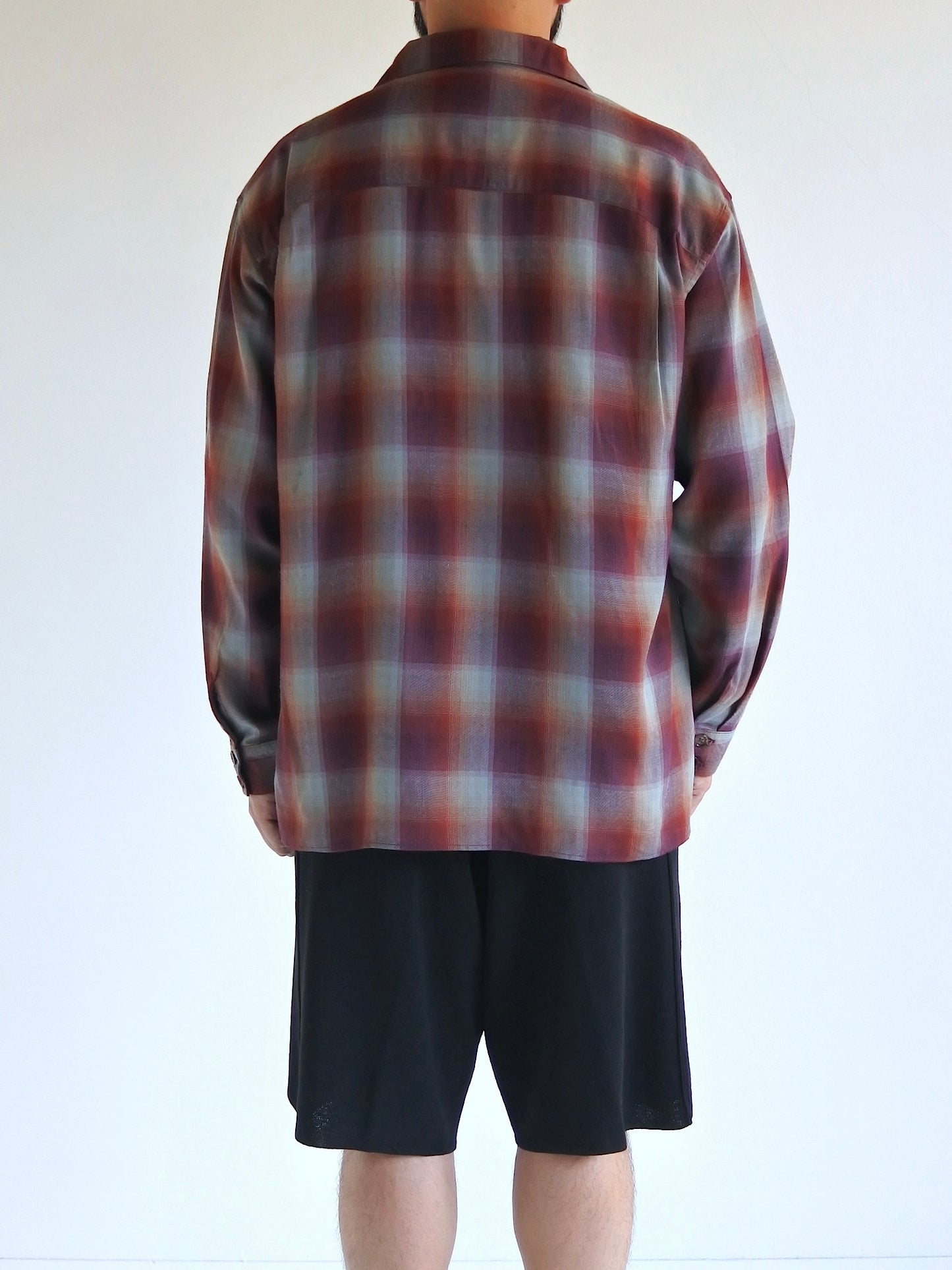 RELUX OPEN COLOR CHECK SHIRTS / Red check