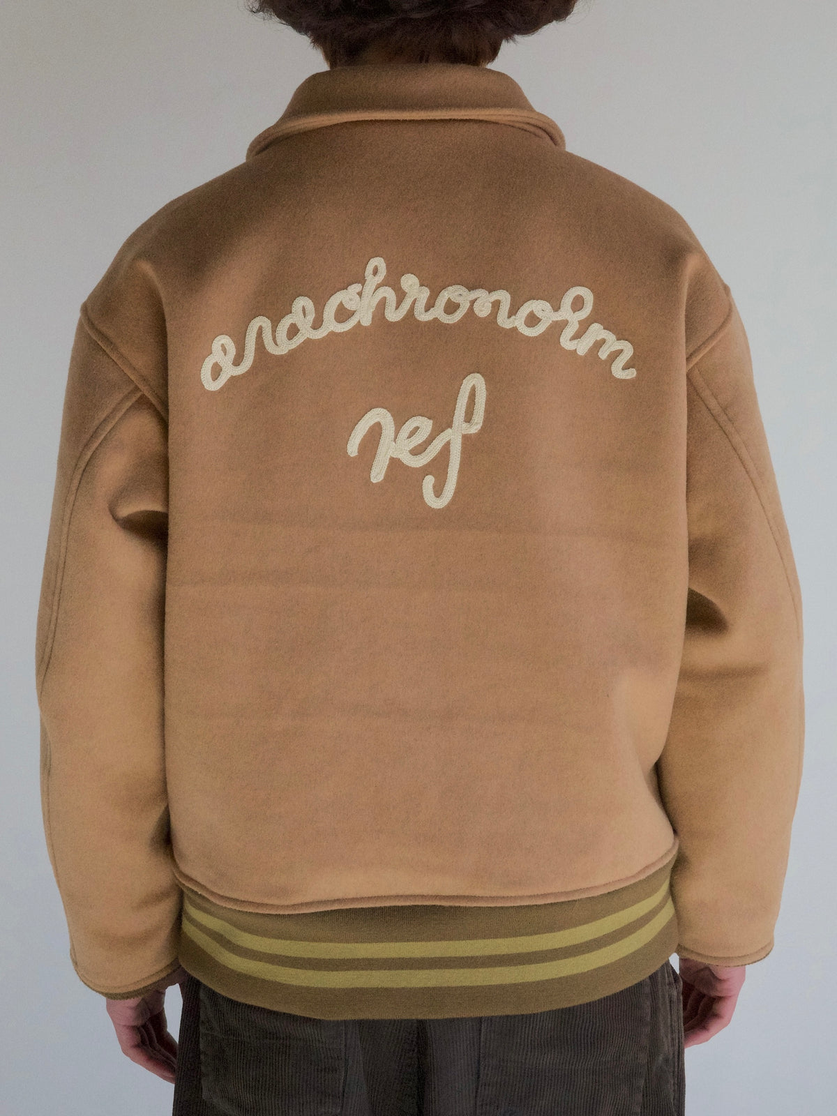 MELTON WOOL DRIZZLER JACKET / Beige