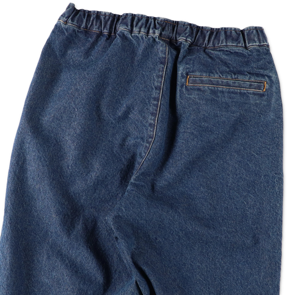 TWO TUCK WIDE PANTS (DENIM) / Blue