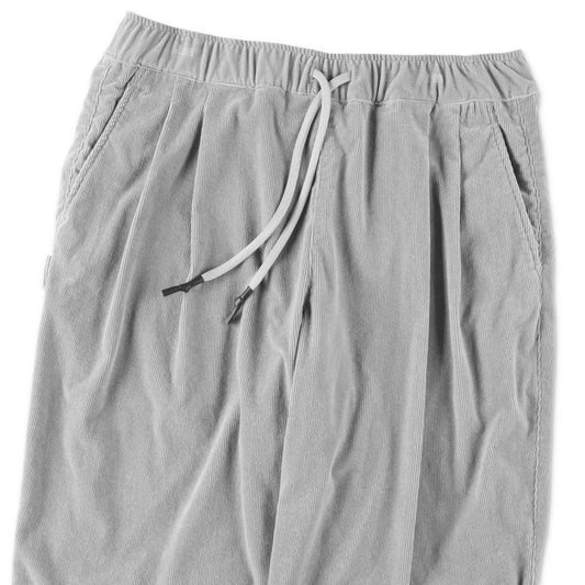 TWO TUCK WIDE PANTS (CORDUROY) / Grey