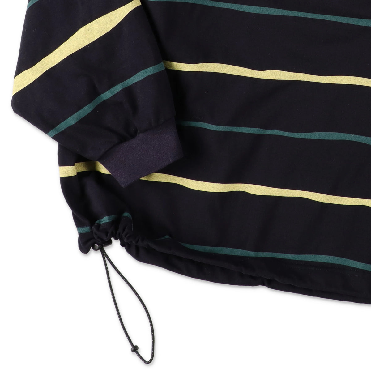 SUPER BIG STRIPE LS TEE / Navy