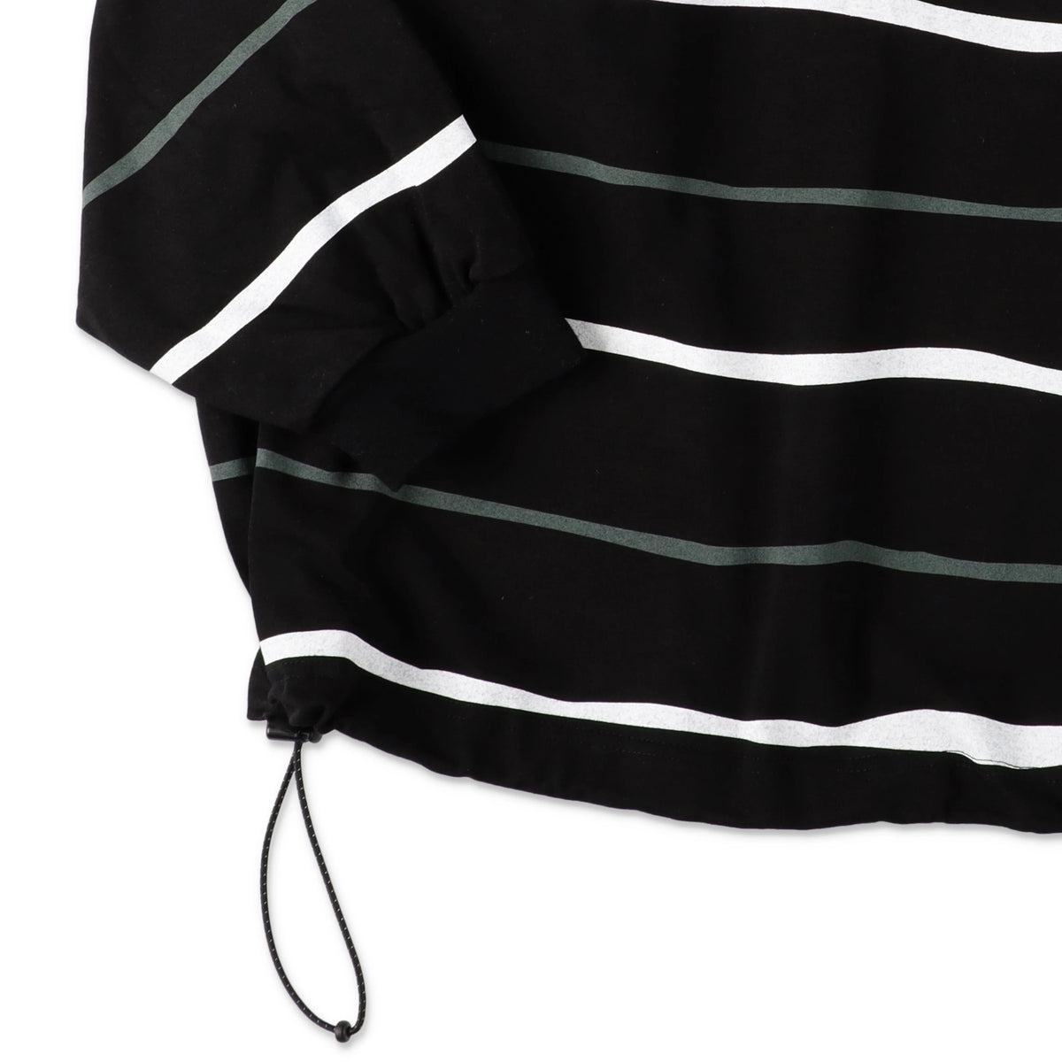 SUPER BIG STRIPE LS TEE / Black