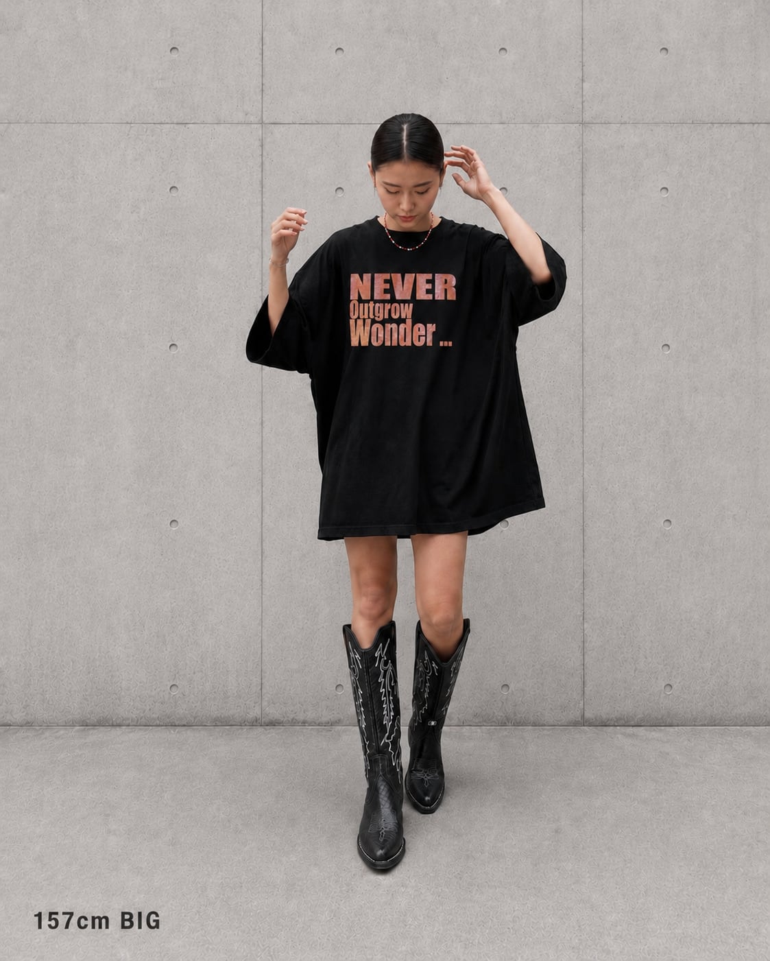 AMBERGLEAMメッセージロゴＴシャツ / 5colors