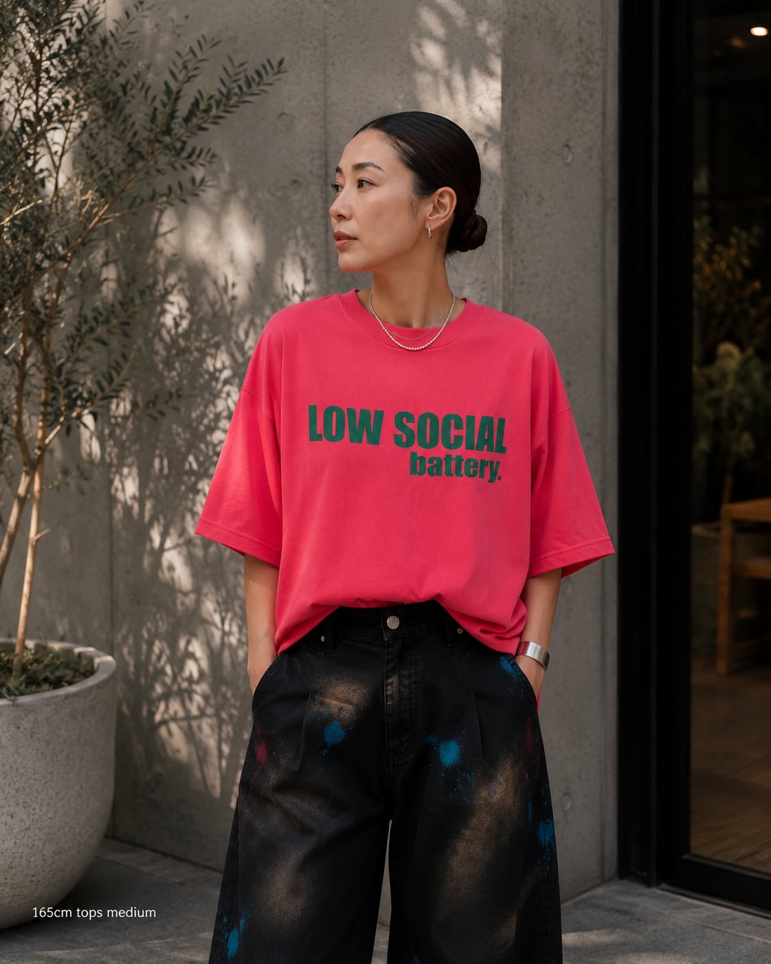 AMBERGLEAMメッセージロゴＴシャツ / 5colors