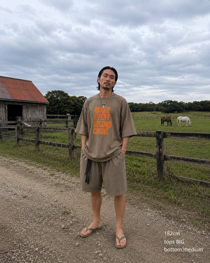 AMBERGLEAMメッセージロゴＴシャツ / 5colors