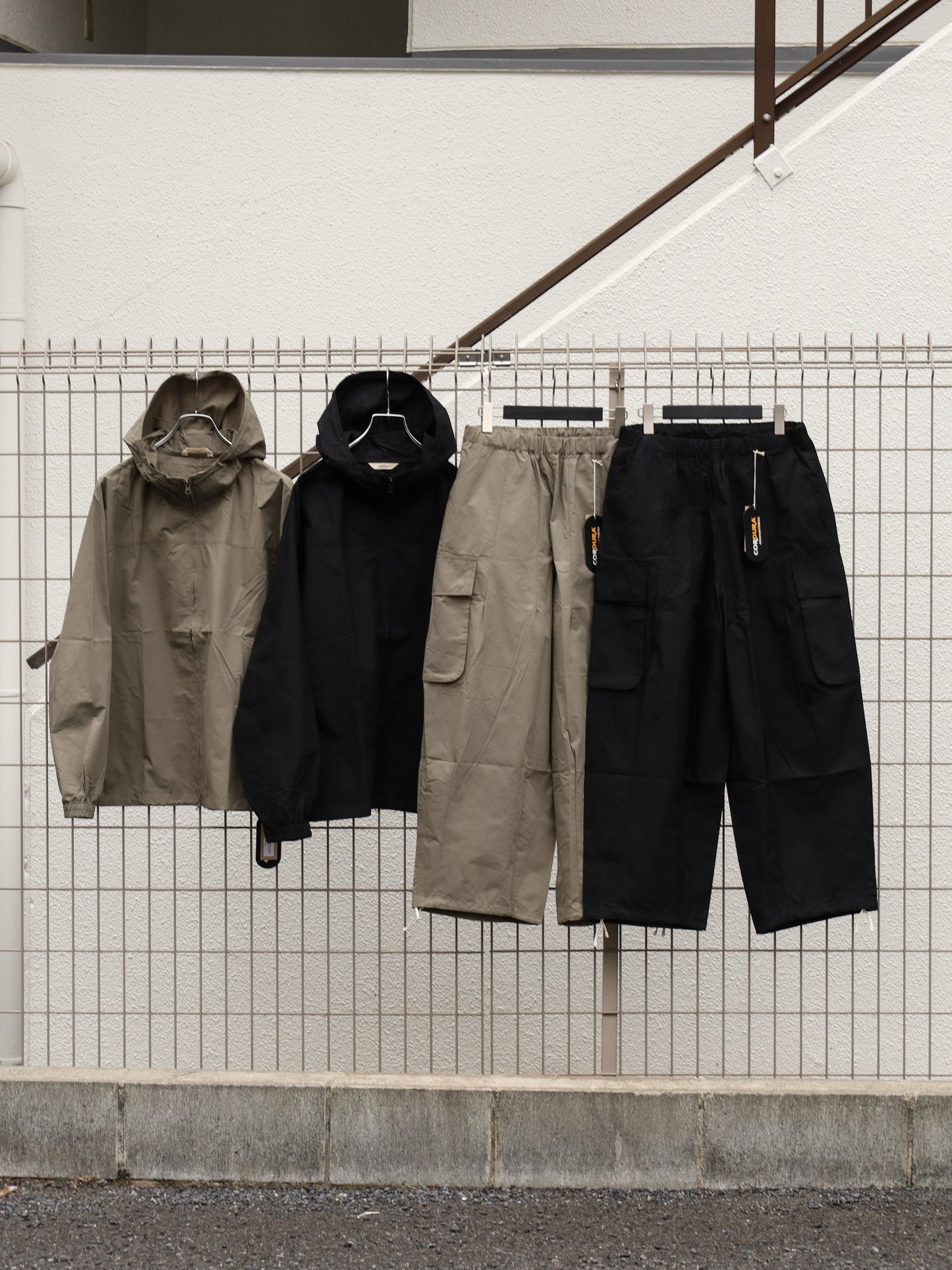 ORGANIC COTTON×CORDURA® RIPSTOP CARGO PANTS / Black