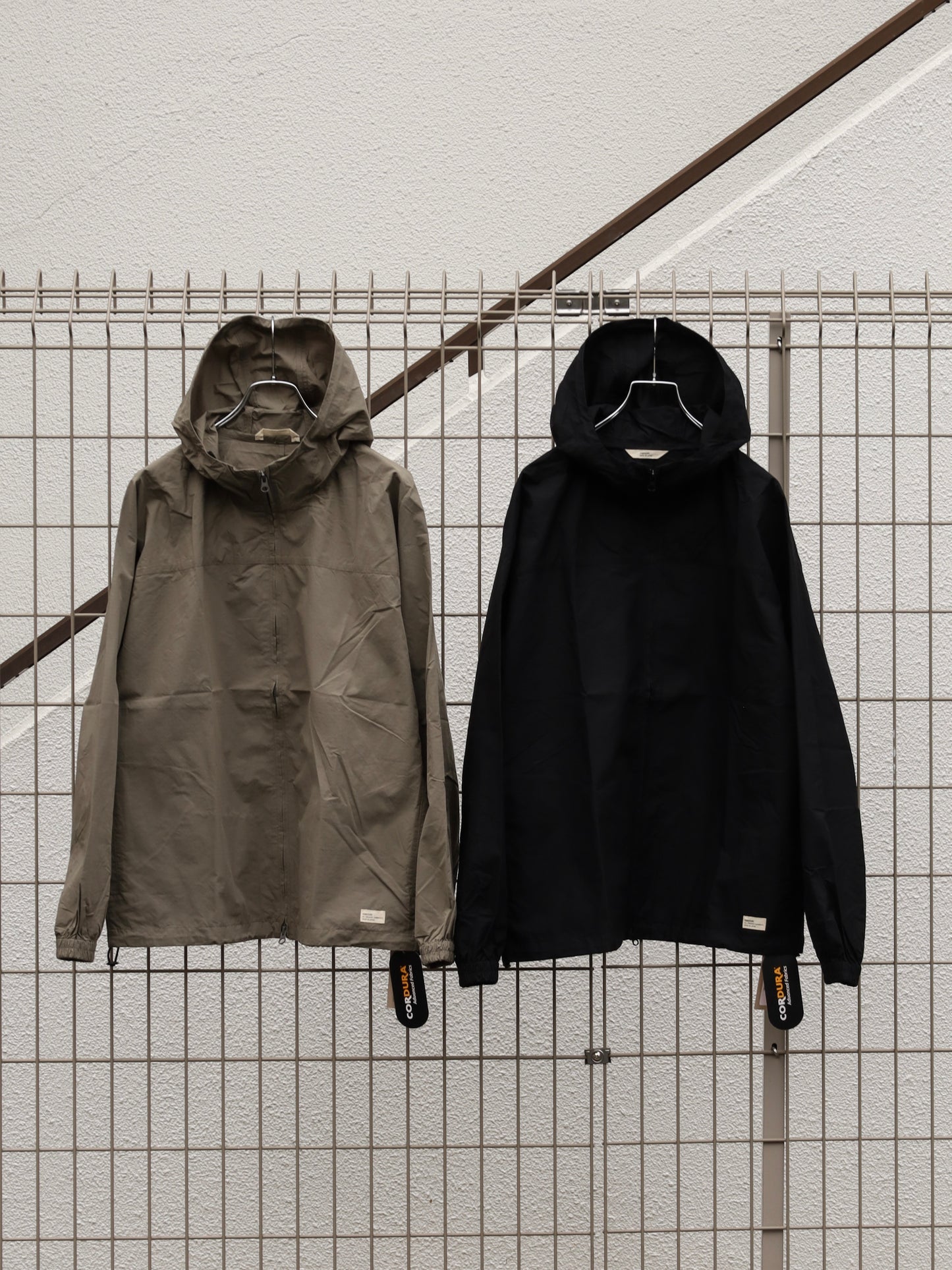 ORGANIC COTTON×CORDURA® RIPSTOP DAILY ZIP HOODIE / Black