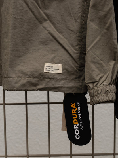 ORGANIC COTTON×CORDURA® RIPSTOP DAILY ZIP HOODIE / Black