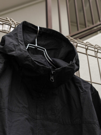 ORGANIC COTTON×CORDURA® RIPSTOP DAILY ZIP HOODIE / Black