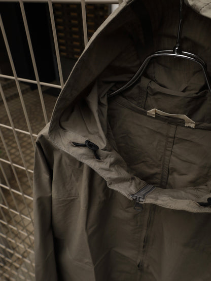 ORGANIC COTTON×CORDURA® RIPSTOP DAILY ZIP HOODIE / Black