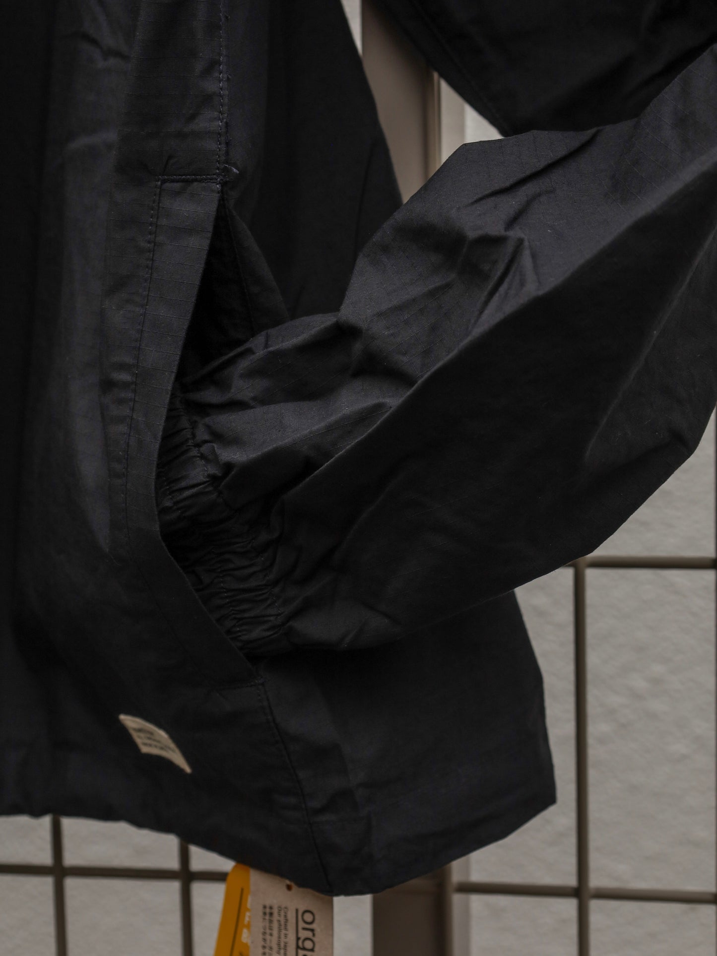 ORGANIC COTTON×CORDURA® RIPSTOP DAILY ZIP HOODIE / Black