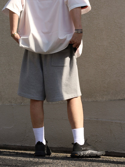 PURE WIDE SWEAT SHORTS / Grey M