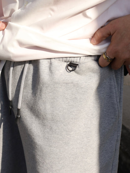 PURE WIDE SWEAT SHORTS / Grey M