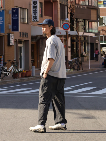 HENRY NECK SS TEE / Grey M
