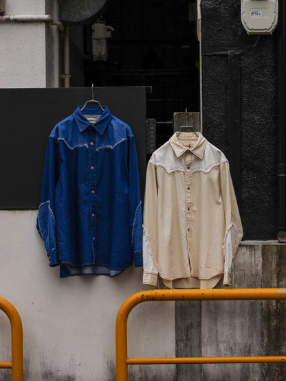 デニムウエスタンジャケット / ブルー