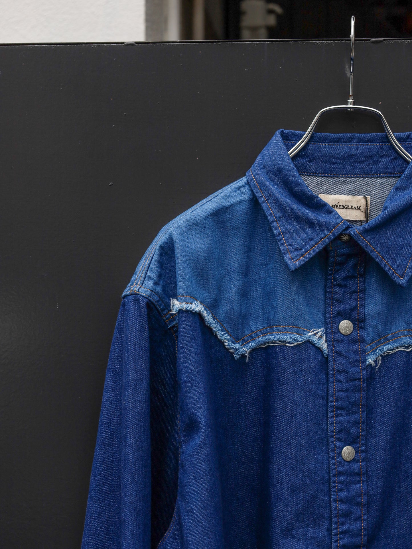 デニムウエスタンジャケット / ホワイトムスク