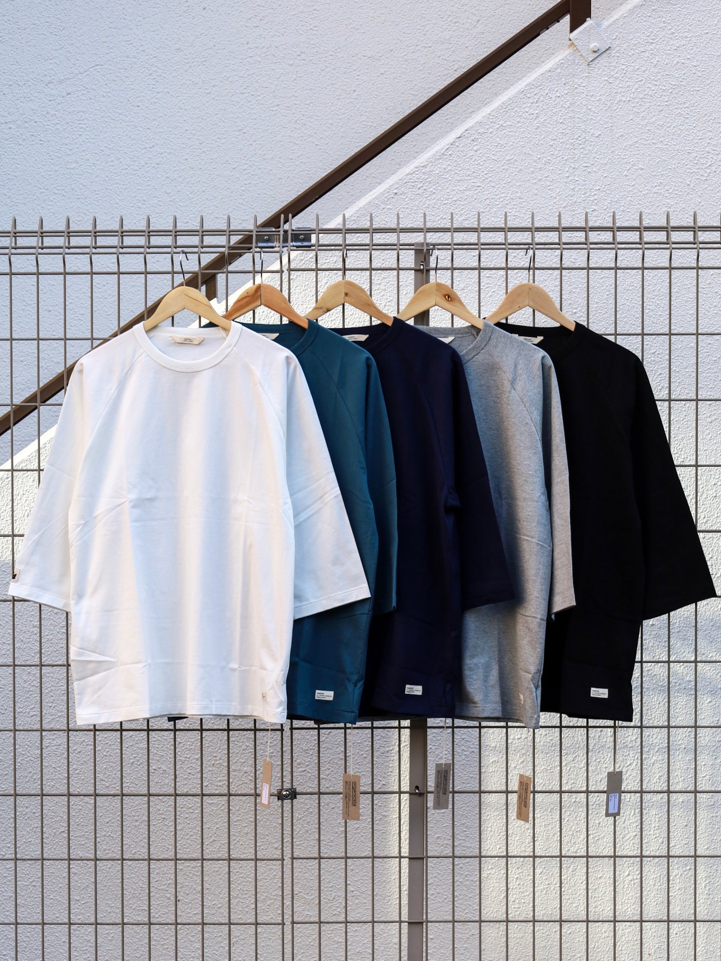 ORGANIC COTTON RAGLAN TEE / 5colors