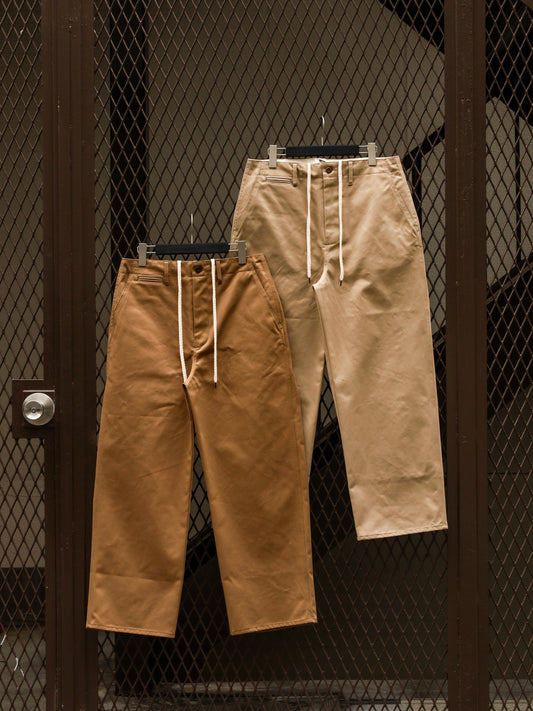 ワーカーズチノUS ARMY M-41 ワイドストレート イージーパンツ / 2colors