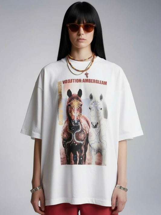 ＜3月下旬発売ご予約＞EVOLUTION HORSE T-SHIRT / 2colors