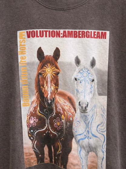 ＜予備在庫分販売＞EVOLUTION HORSE T-SHIRT / 2colors