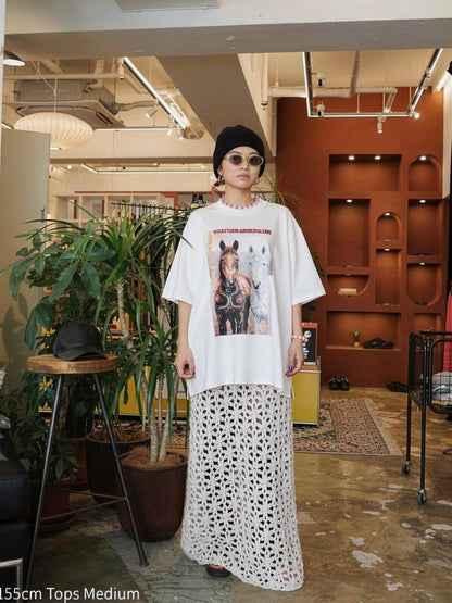 ＜予備在庫分販売＞EVOLUTION HORSE T-SHIRT / 2colors