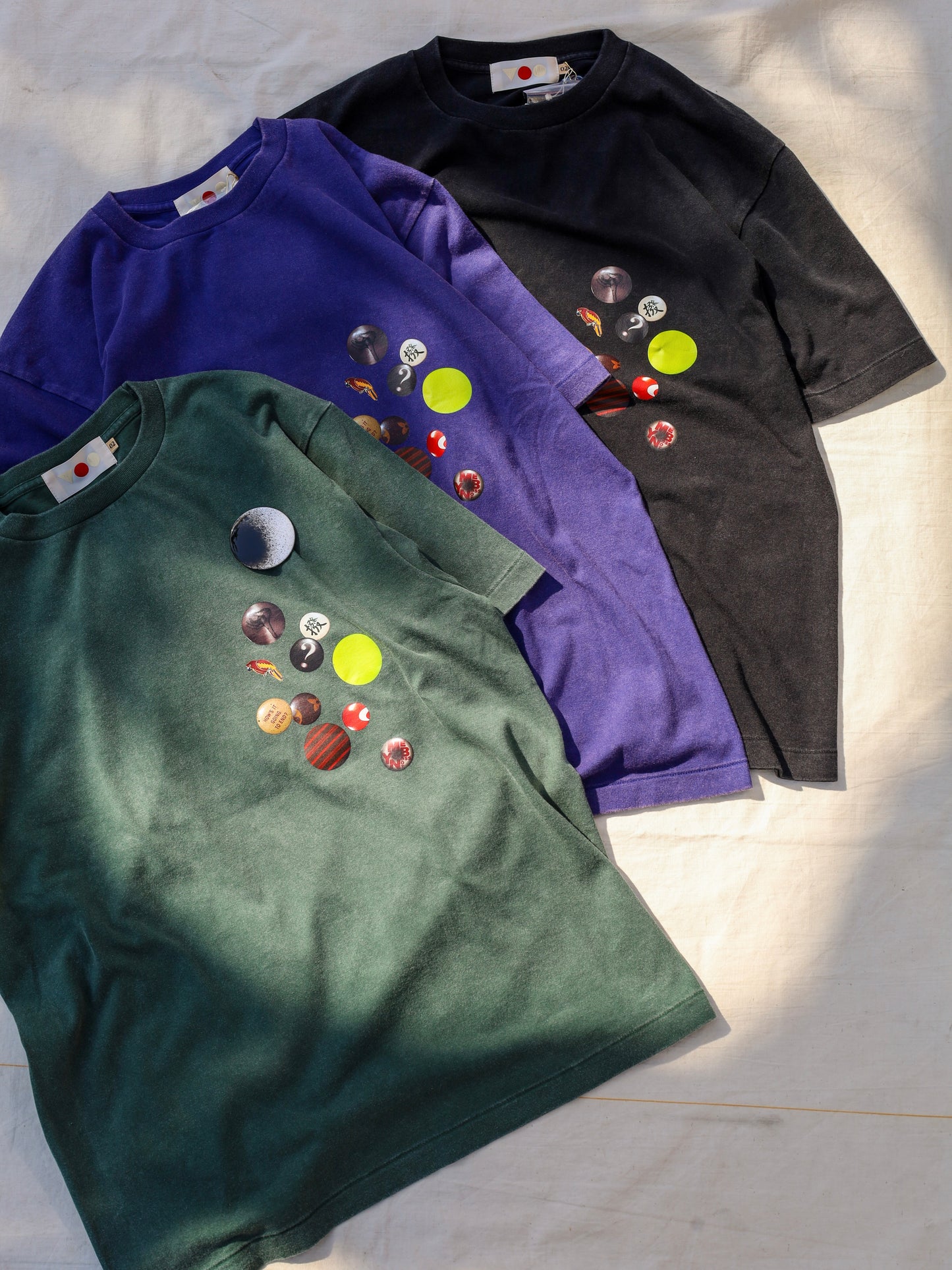 DUMMEAL BADGE SMOKY TEE / Smoky Black