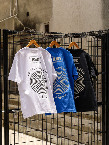 VORTEX PRINTED S/S T-S / Black
