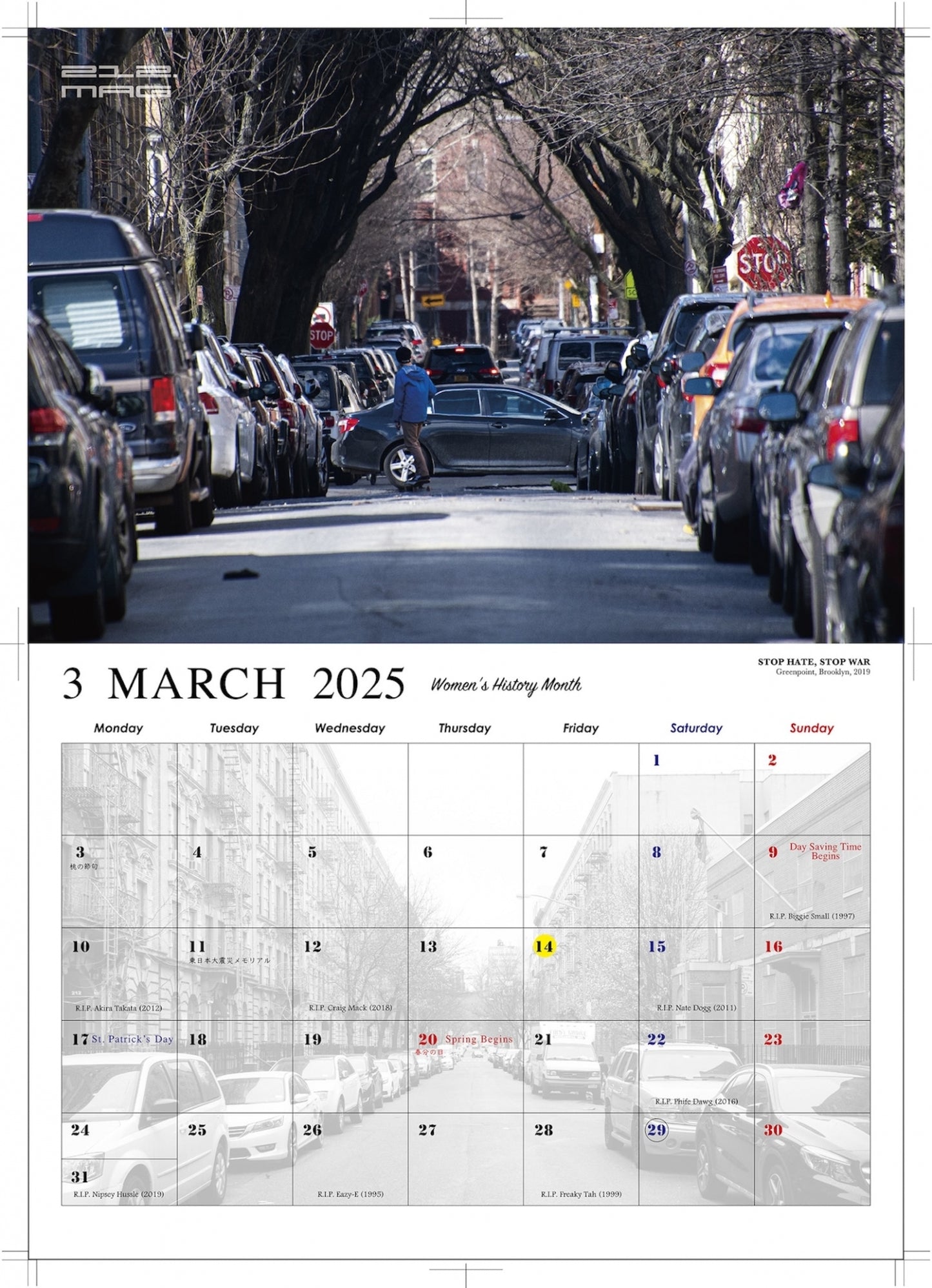 2025 CALENDAR "ENJOY YOURSELF"