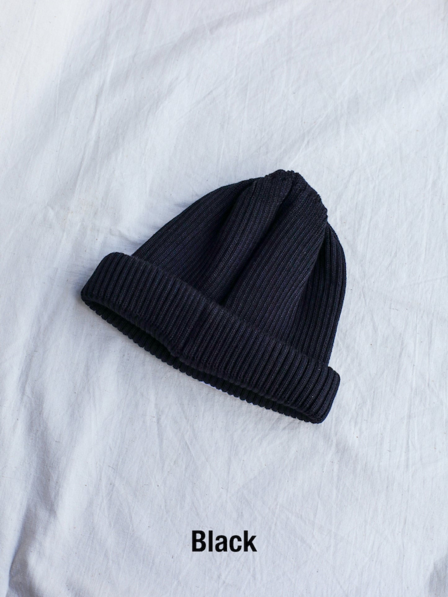 COTTON ROLL UP BEANIE / 13colors