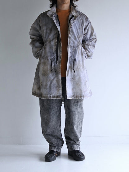 DIRTPAINT NYLON MODS COAT / White