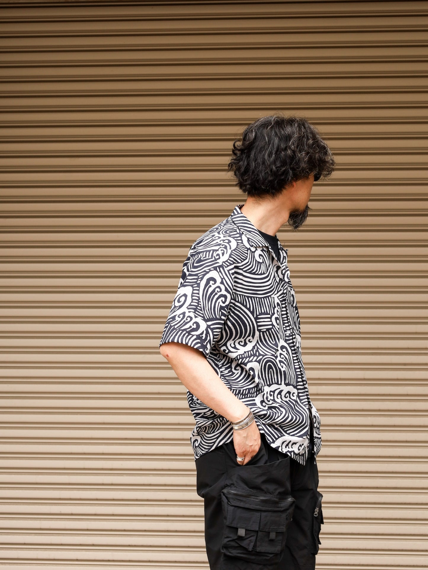 "WAVE" BLESS UP SS / Black