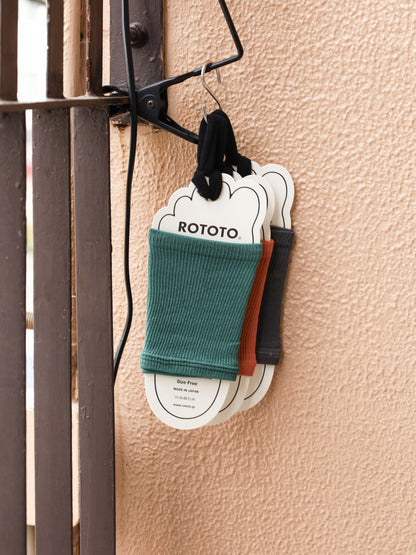 ROTOTO FOOT BAND RECYCLE POLYESTER ＆ ORGANIC COTTON / 3colors