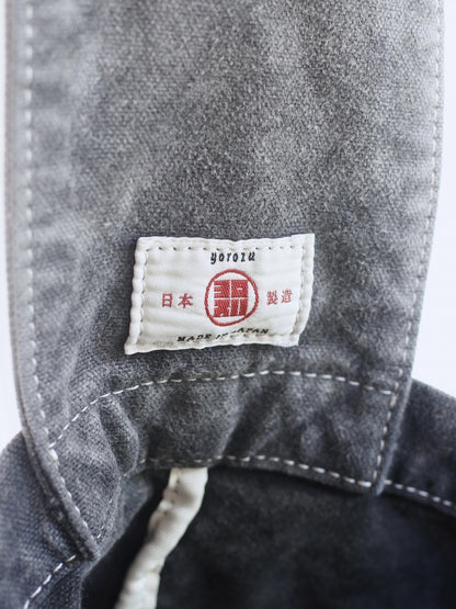 SULFUR  DYED CANVAS タスキショルダー / Black