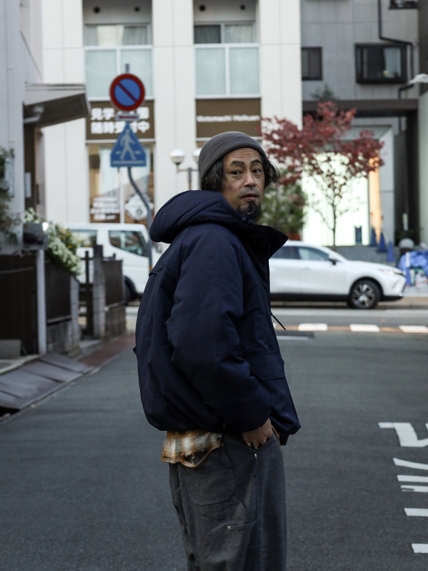 VENTILATION PUFF JACKET / Navy