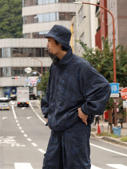 WINDBREAKER JACKET (REAL TREE CAMO) / Navy tree camo