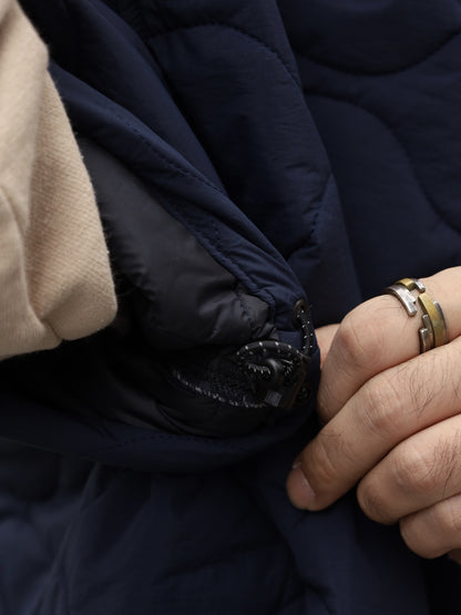 SUPER BIG SS PUFF JACKET / Navy