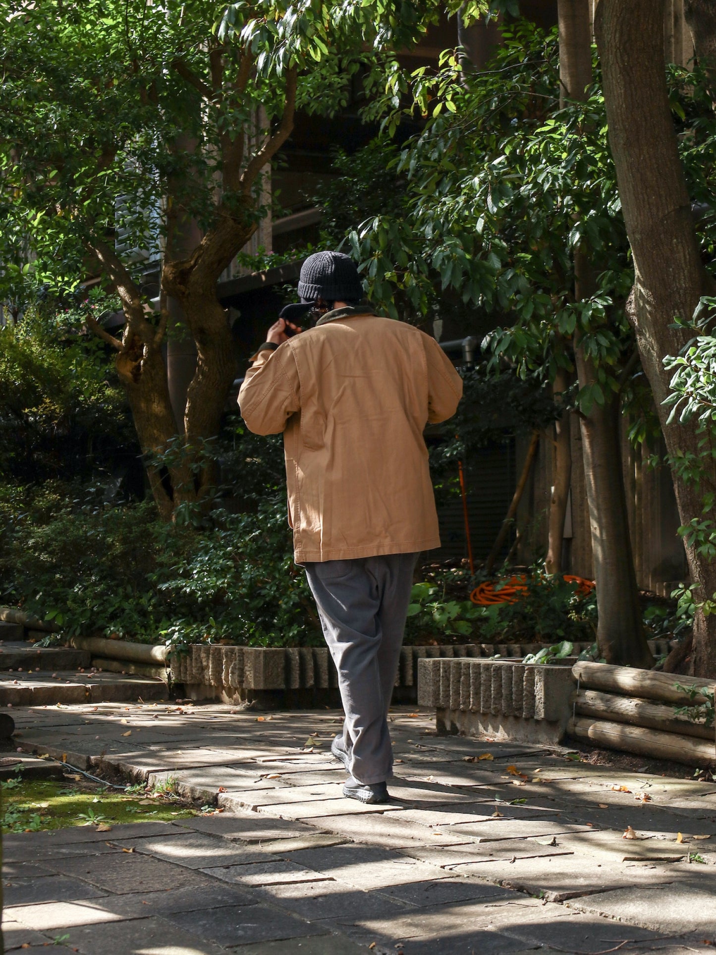 MEN'S ORIGINAL FIELD COAT, COTTON LINER / Saddle