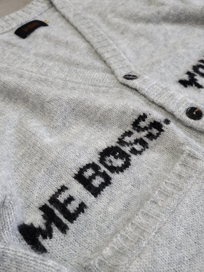 MBYN VOOHAIR CARDIGAN / Ash