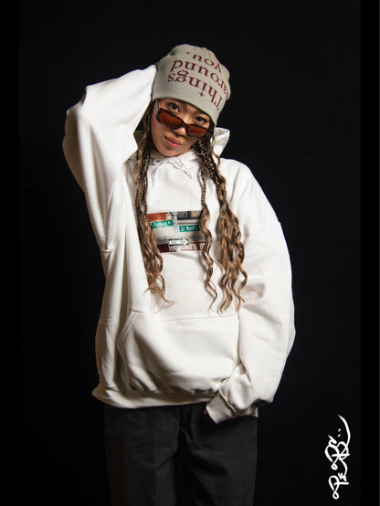 【212.MAG×fulton】FLATBUSH HOODY / White
