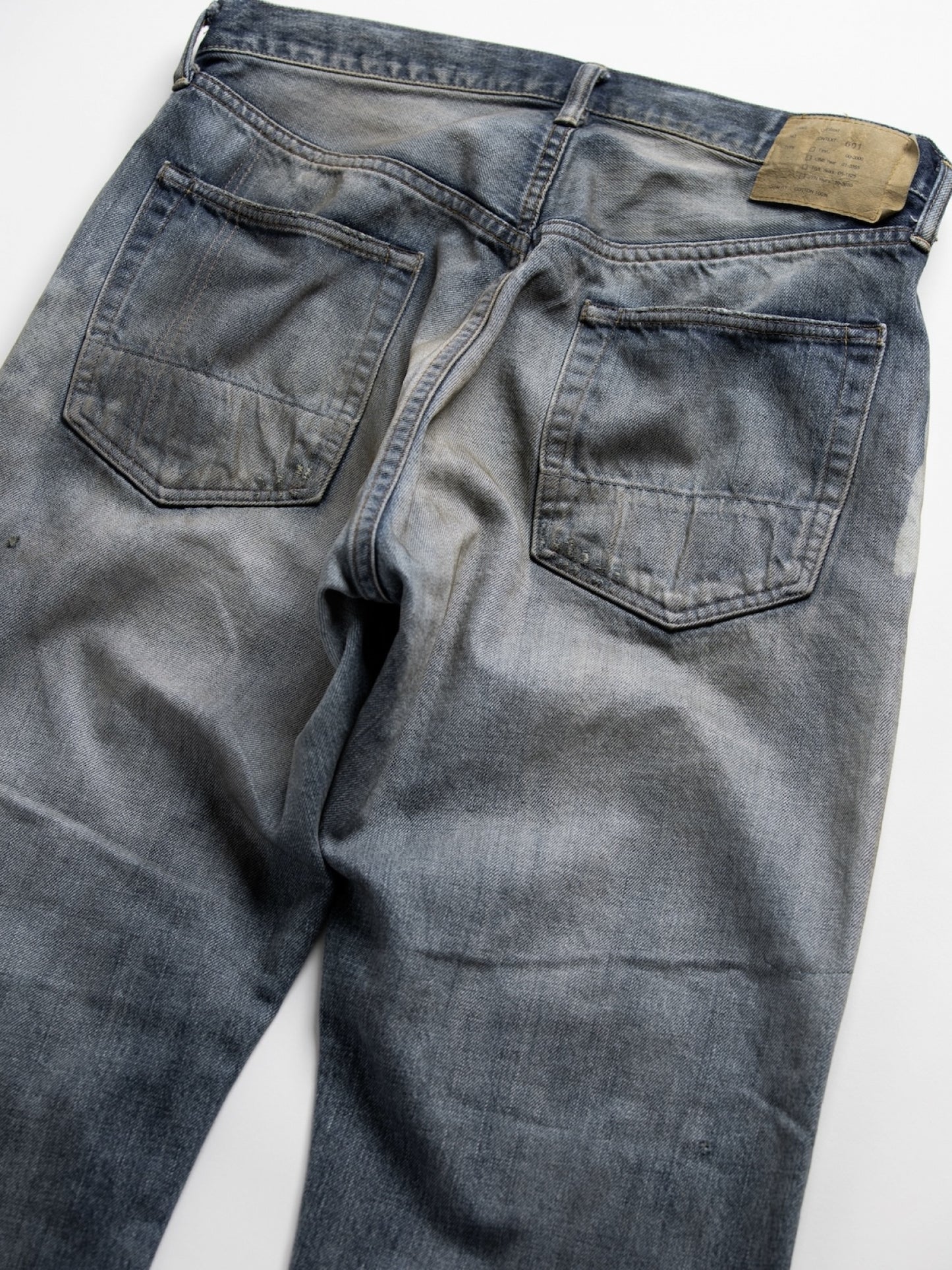 HARD REMAKED REGULAR TAPERED 5P PANTS / Indigo(remake)