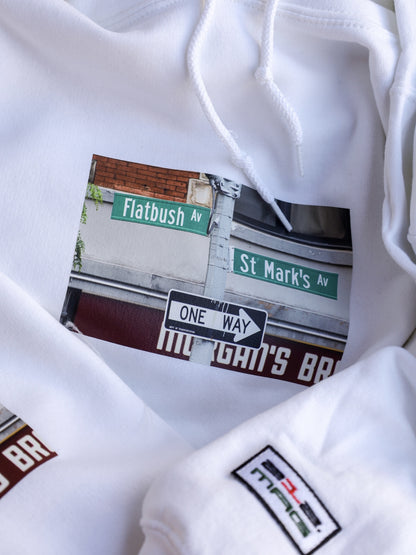 【212.MAG×fulton】FLATBUSH HOODY / White